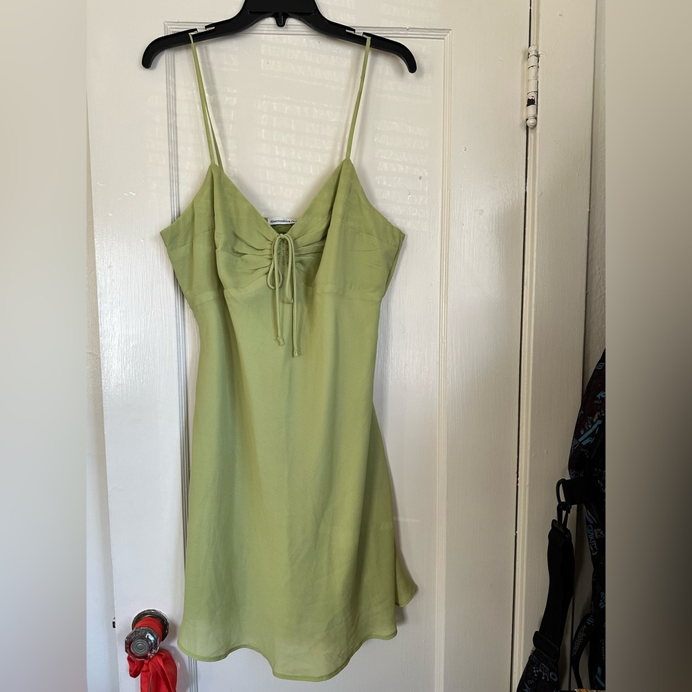 Abercrombie & Fitch Light Green Mini Dress
